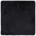 Hoogpolig vloerkleed NAVARRA 200x200 cm polyester zwart