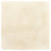 Hoogpolig vloerkleed NAVARRA 200x200 cm polyester crèmekleurig