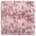 Hoogpolig vloerkleed NAVARRA 200x200 cm polyester stoffig roze