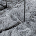 Hoogpolig vloerkleed NAVARRA 200x200 cm polyester zilvergrijs