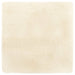 Hoogpolig vloerkleed NAVARRA 240x240 cm polyester crèmekleurig