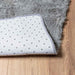 Hoogpolig vloerkleed NAVARRA 240x240 cm polyester zilvergrijs