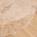 Hoogpolig vloerkleed NAVARRA 100x100 cm polyester beige