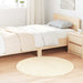 Hoogpolig vloerkleed NAVARRA 100x100 cm polyester crèmekleurig