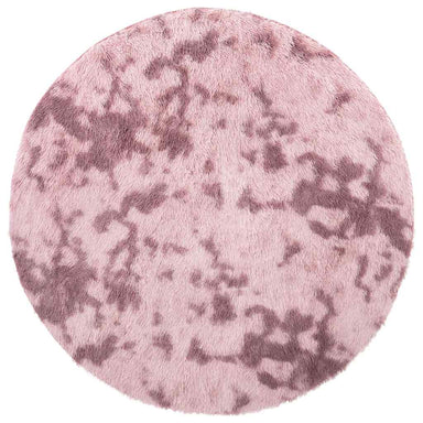 Hoogpolig vloerkleed NAVARRA 100x100 cm polyester stoffig roze