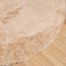 Hoogpolig vloerkleed NAVARRA 120x120 cm polyester beige