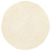 Hoogpolig vloerkleed NAVARRA 120x120 cm polyester crèmekleurig