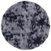 Hoogpolig vloerkleed NAVARRA 120x120 cm polyester donkergrijs