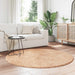 Hoogpolig vloerkleed NAVARRA 160x160 cm polyester beige