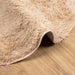 Hoogpolig vloerkleed NAVARRA 160x160 cm polyester beige