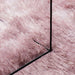 Hoogpolig vloerkleed NAVARRA 160x160 cm polyester stoffig roze