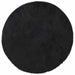 Hoogpolig vloerkleed NAVARRA 200x200 cm polyester zwart