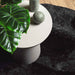 Hoogpolig vloerkleed NAVARRA 200x200 cm polyester zwart
