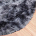 Hoogpolig vloerkleed NAVARRA 200x200 cm polyester donkergrijs