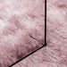 Hoogpolig vloerkleed NAVARRA 200x200 cm polyester stoffig roze