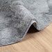 Hoogpolig vloerkleed NAVARRA 200x200 cm polyester lichtgrijs