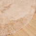 Hoogpolig vloerkleed NAVARRA 240x240 cm polyester beige