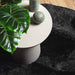 Hoogpolig vloerkleed NAVARRA 240x240 cm polyester zwart