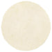 Hoogpolig vloerkleed NAVARRA 240x240 cm polyester crèmekleurig