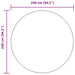 Hoogpolig vloerkleed NAVARRA 240x240 cm polyester stoffig roze