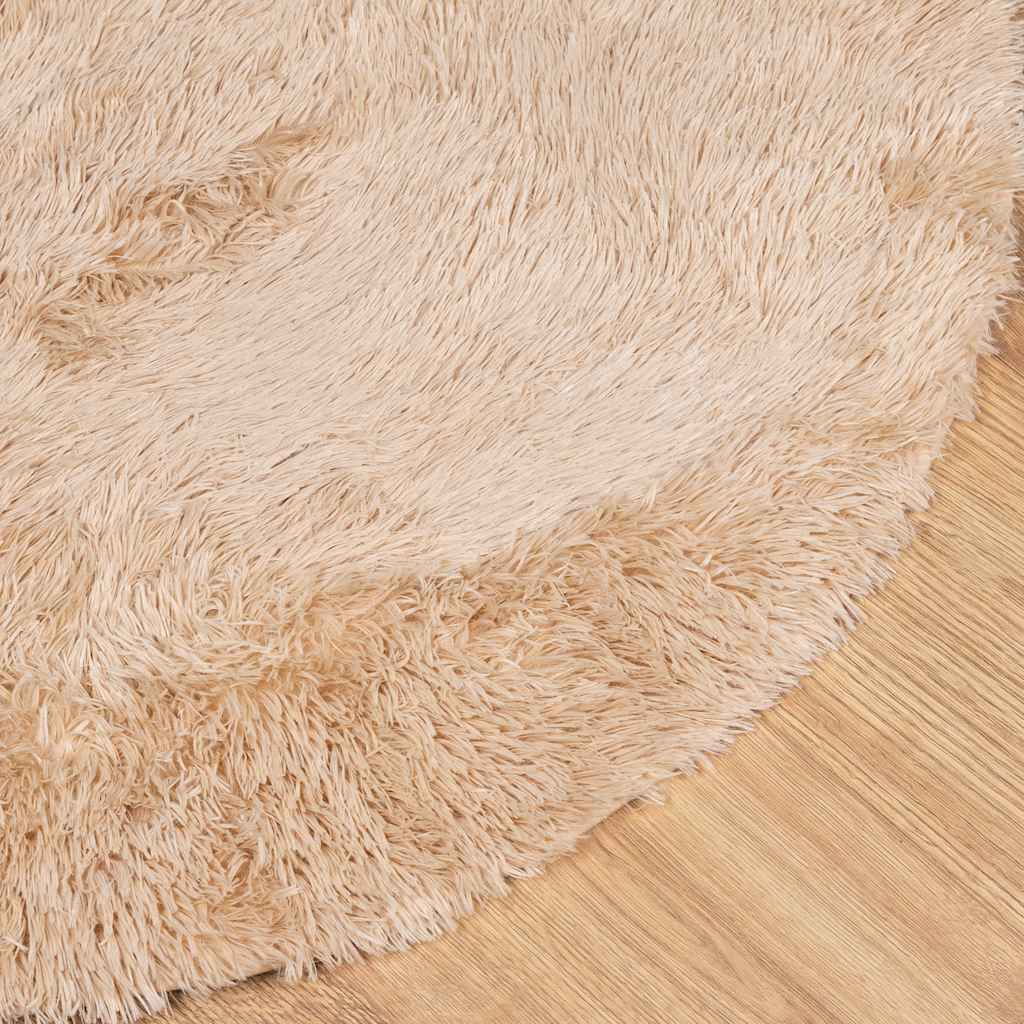 Hoogpolig vloerkleed NAVARRA 300x200 cm polyester beige