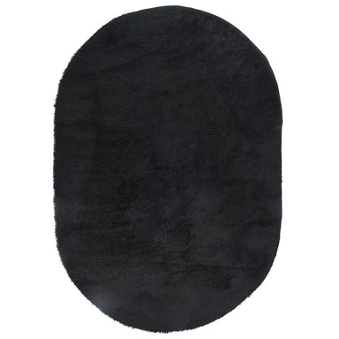 Hoogpolig vloerkleed NAVARRA 300x200 cm polyester zwart