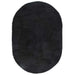 Hoogpolig vloerkleed NAVARRA 300x200 cm polyester zwart