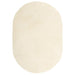 Hoogpolig vloerkleed NAVARRA 300x200 cm polyester crèmekleurig