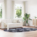 Hoogpolig vloerkleed NAVARRA 300x200 cm polyester donkergrijs
