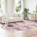 Hoogpolig vloerkleed NAVARRA 300x200 cm polyester stoffig roze