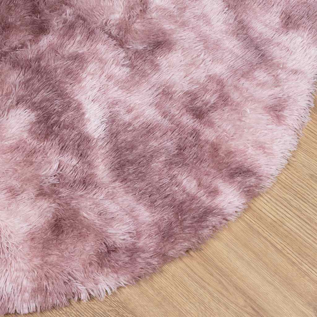 Hoogpolig vloerkleed NAVARRA 300x200 cm polyester stoffig roze