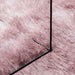 Hoogpolig vloerkleed NAVARRA 300x200 cm polyester stoffig roze