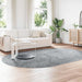 Hoogpolig vloerkleed NAVARRA 300x200 cm polyester lichtgrijs