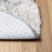 Hoogpolig vloerkleed NAVARRA 300x200 cm polyester lichtgrijs