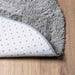 Hoogpolig vloerkleed NAVARRA 300x200 cm polyester zilvergrijs
