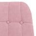 Relaxstoel fluweel roze