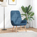 Relaxstoel stof blauw