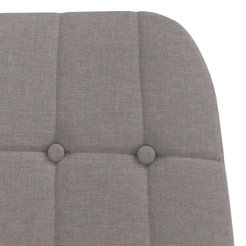Relaxstoel stof taupe