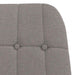 Relaxstoel stof taupe