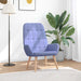 Relaxstoel stof jeansblauw