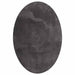 Vloerkleden Ovaal HUARTE Antraciet 140 x 200 cm 100% Polyester