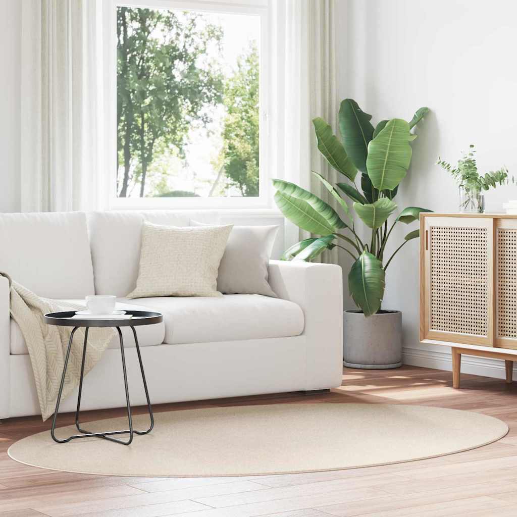 Tapijt HUARTE Beige 140 x 200 cm 100% Polyester