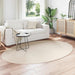 Vloerkleden Ovaal HUARTE Beige 160 x 230 cm 100% Polyester