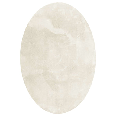 Vloerkleden Ovaal HUARTE Crème 160 x 230 cm 100% Polyester
