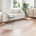 Vloerkleden Ovaal HUARTE Zand 100 x 200 cm 100% Polyester