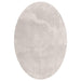 Vloerkleden Ovaal HUARTE Zand 140 x 200 cm 100% Polyester