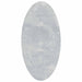 Vloerkleden Ovaal HUARTE Grijs 80 x 150 cm 100% Polyester