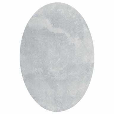 Vloerkleden Ovaal HUARTE Grijs 140 x 200 cm 100% Polyester