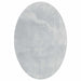 Vloerkleden Ovaal HUARTE Grijs 160 x 230 cm 100% Polyester