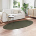 Vloerkleden Ovaal HUARTE Bosgroen 100 x 200 cm 100% Polyester